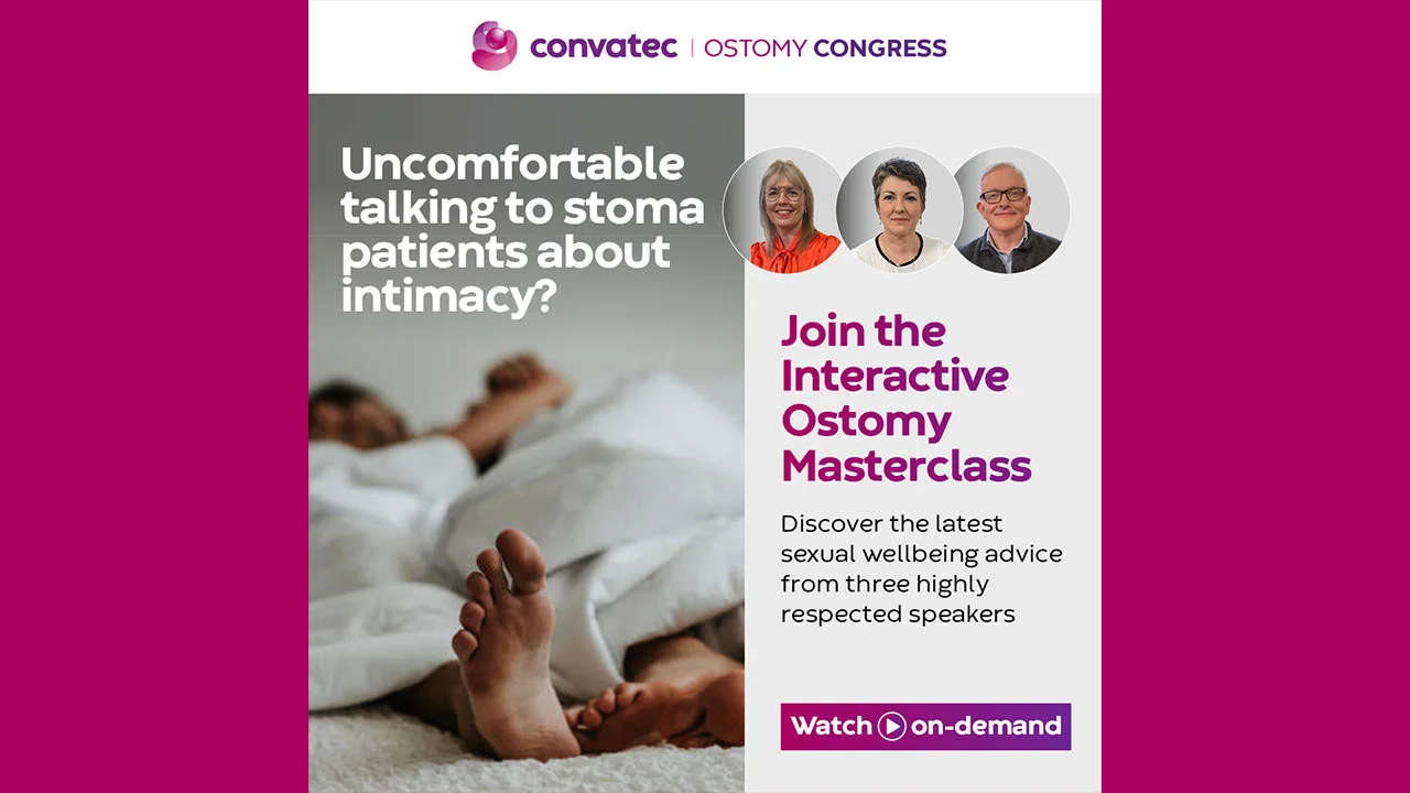 Junte-se ao webinar para uma masterclass interativa de ostomia com três oradores.