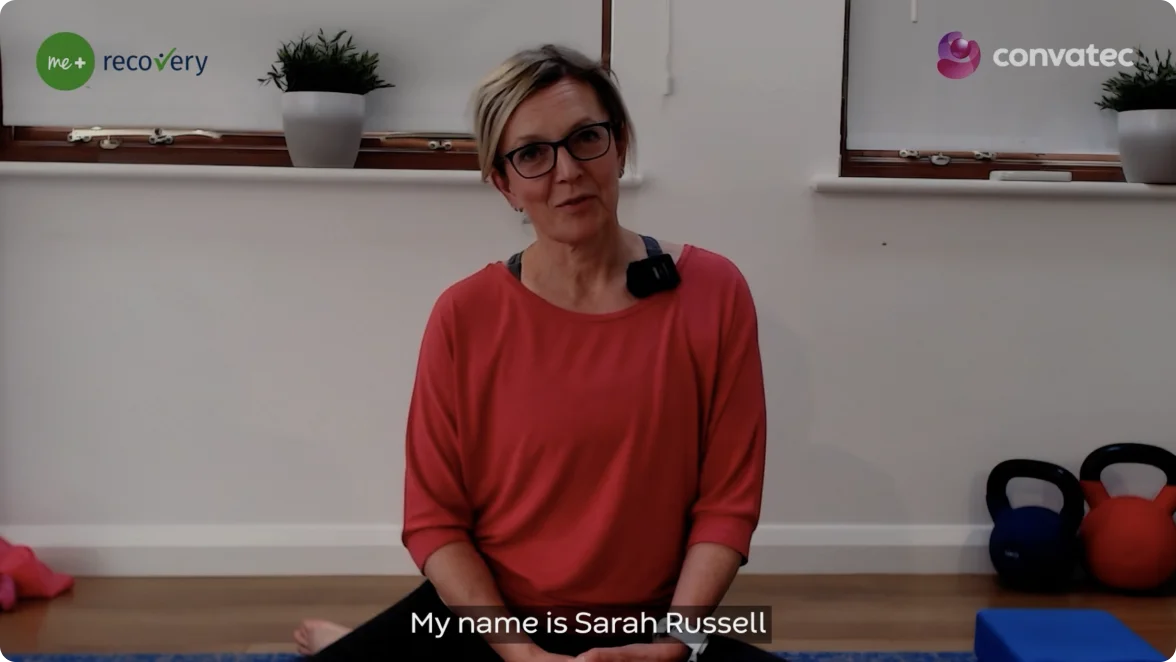Um vídeo sobre a importância da reabilitação por Sarah Russell.